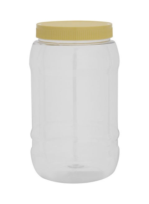 Round Air-Tight Pet Jar 3000ml Plastic Container RF11100 Keeps Your Food Fresh Portable and Lightweight Healthier Choice BPA and Odour Free Leak-Proof 3000ml