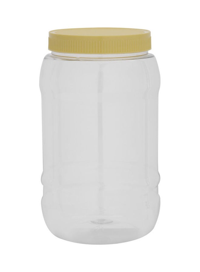 Royalford - Round Air-Tight Pet Jar 3000ml Plastic Container RF11100 Keeps Your Food Fresh Portable and Lightweight Healthier Choice BPA and Odour Free Leak-Proof 3000ml - Image 1