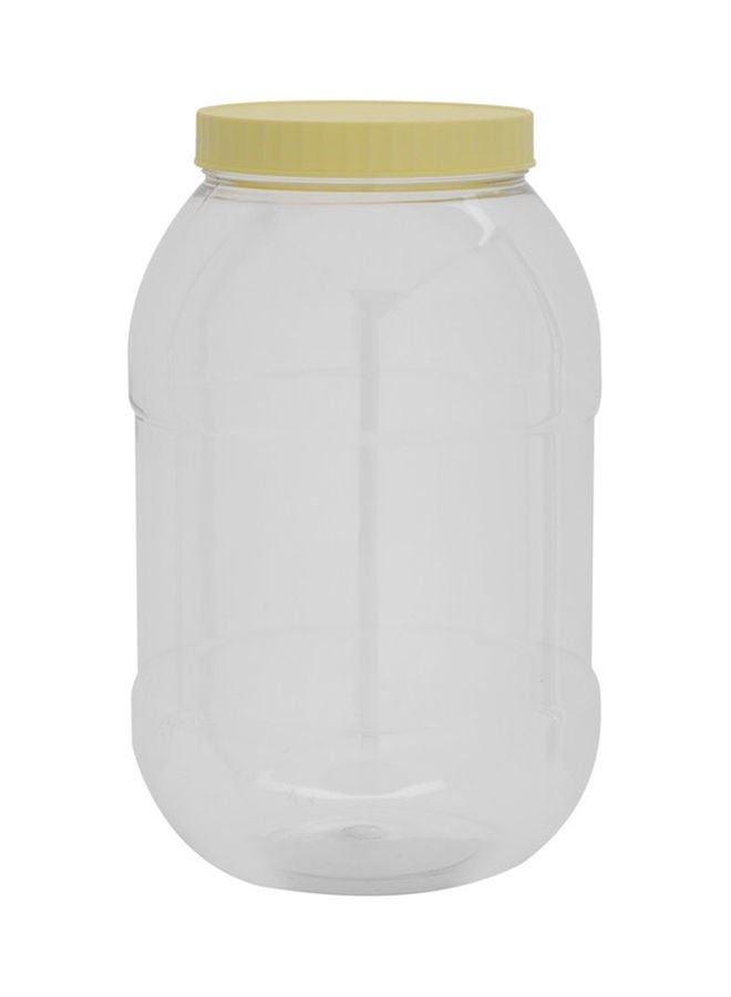 Royalford - Round Air-Tight Pet Jar 3000ml Plastic Container RF11100 Keeps Your Food Fresh Portable and Lightweight Healthier Choice BPA and Odour Free Leak-Proof 3000ml - Image 1
