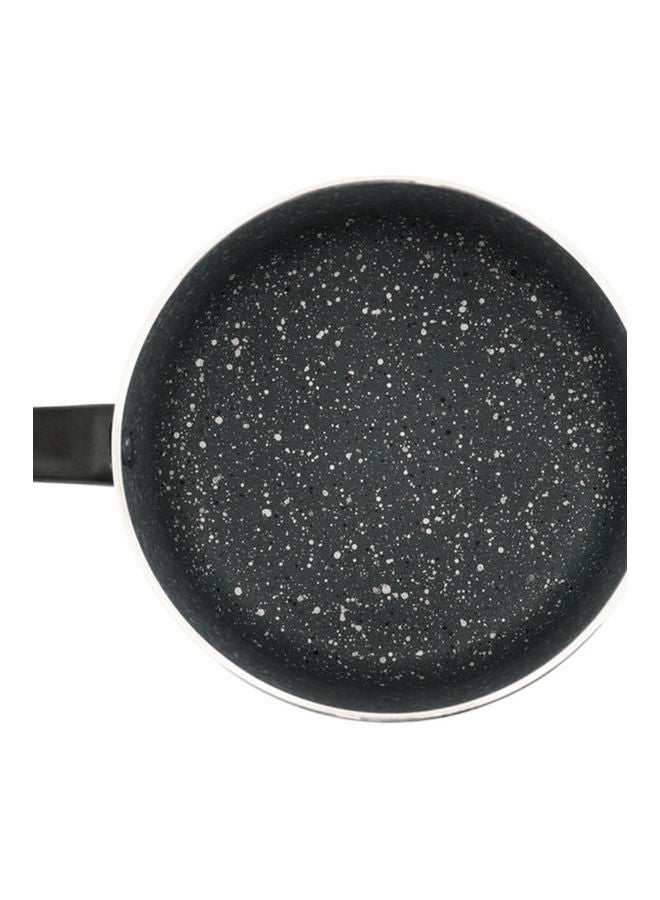 Royalford - Coffee Pitcher Sturdy And Soft Touch Bakelite Handle Stovetop Coffee Warmer Turkish Coffee Cafeteria & Butter Melting Mini Pot Black/Grey 1.6Liters - Image 1