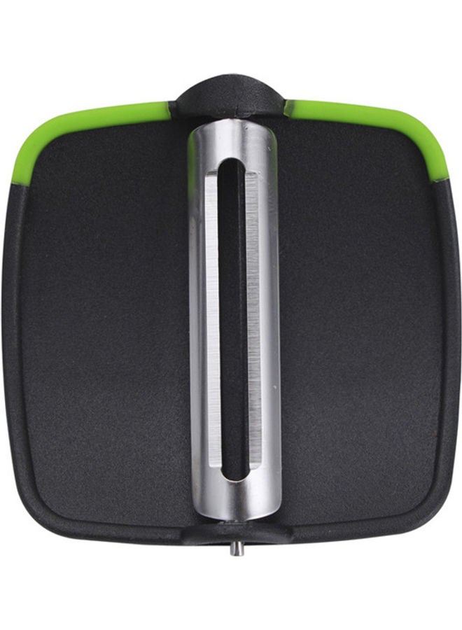 Royalford - Plam Peeler with Finger Grip Fruit Peeler RF10510 Kitchen Vegetable Peeler Hand Fruit Peeler with Comfortable Rubber Finger Grip for Pumpkin Carrot Cucumber Potato Peeling Green/Black - Image 1