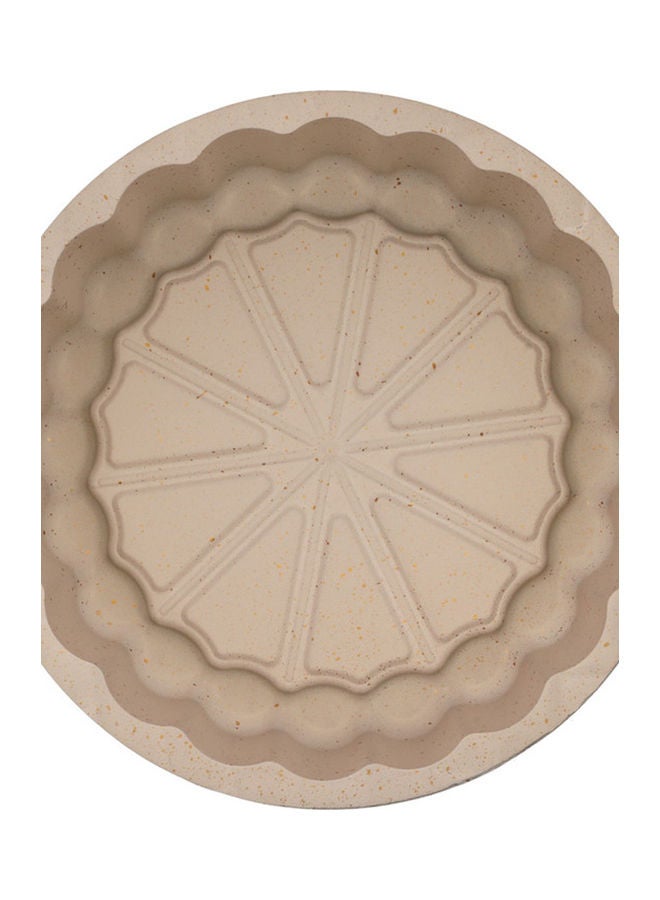 Royalford Elegant Bundt Cake Pan Aluminium Bakeware Beautiful Design Cake Tin Beige 26x7cm  - Image 4