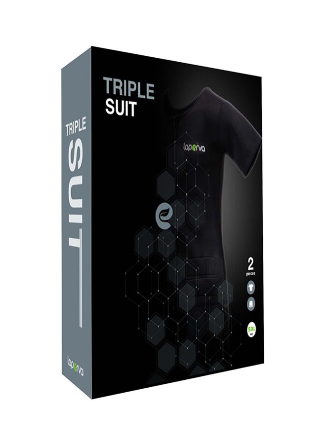 Laperva Triple Suit Black 5XL - Image 1