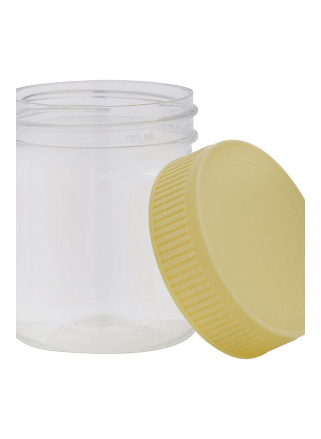 Royalford - Round Air-Tight Pet Jar 100ml Plastic Container RF11093 Keeps Your Food Fresh Portable and Lightweight Healthier Choice BPA and Odour Free Leak-Proof 100ml - Image 1