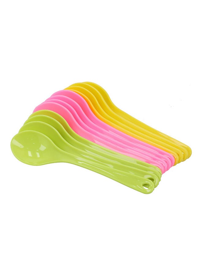 Royalford 12-Piece Boutique Nonstick Kitchen Spoons Rf11129 Yellow/Pink/Green-Assorted - Image 1