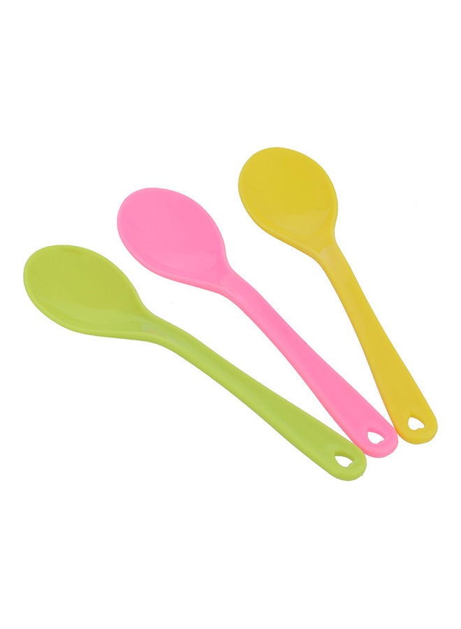 Royalford 12-Piece Boutique Nonstick Kitchen Spoons Rf11129 Yellow/Pink/Green-Assorted - Image 3