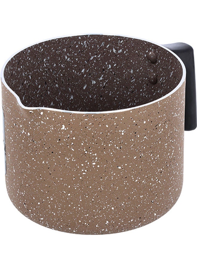 Royalford - Coffee Pitcher Aluminium With Granite Coating Steaming Pitchers Brown/Black 1.6Liters - Image 1