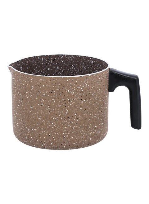 Coffee Pitcher Aluminium With Granite Coating Steaming Pitchers Brown/Black 1.6Liters