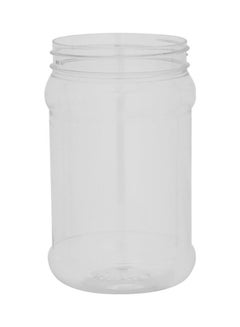Royalford Round Air-Tight Pet Jar 500ml Plastic Container RF11095 Keeps Your Food Fresh Portable and Lightweight Healthier Choice BPA and Odour Free Leak-Proof Clear With Cream Lid 500ml  - Image 3