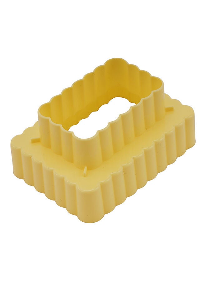 Royalford Double Side Cookie Cutter 3pcs PP Polymer Cutter RF10965 Rectangular Shape Cookie Cutter Baking Tools & Accessories Soft Edge Cookie Cutter Multicolour 10x7x4.5cm  - Image 3
