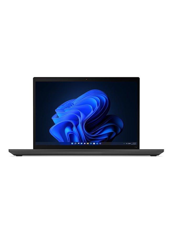 Lenovo - ThinkPad T14 (Upgraded Version) Laptop With 14-Inch Display, Core i7-1255U Processor/16GB RAM/512GB SSD/Intel Iris Xe Graphics/Windows 11 Pro Arabic black Arabic black - Image 1