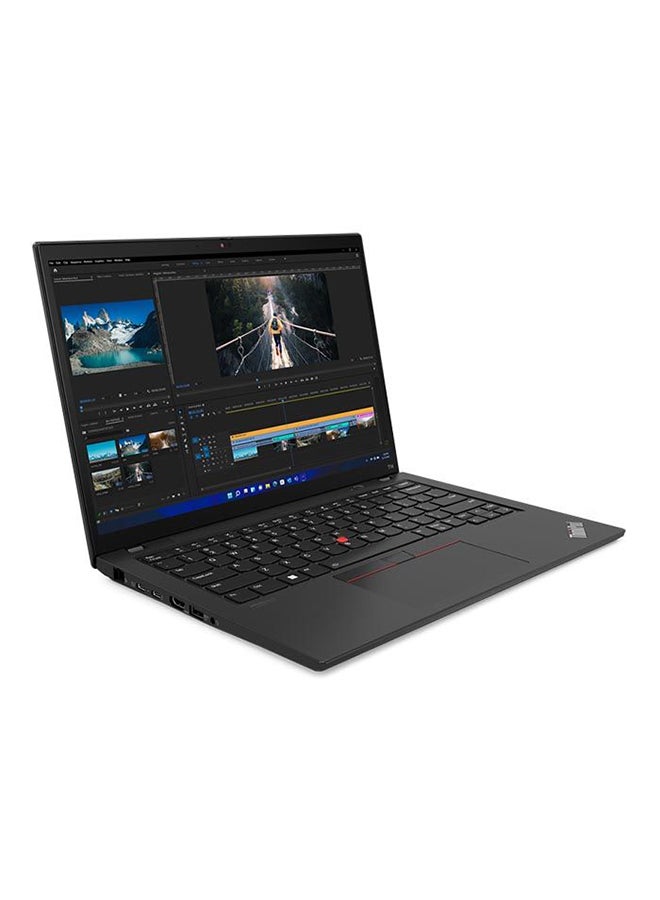 Lenovo - ThinkPad T14 (Upgraded Version) Laptop With 14-Inch Display, Core i7-1255U Processor/16GB RAM/512GB SSD/Intel Iris Xe Graphics/Windows 11 Pro Arabic black Arabic black - Image 1