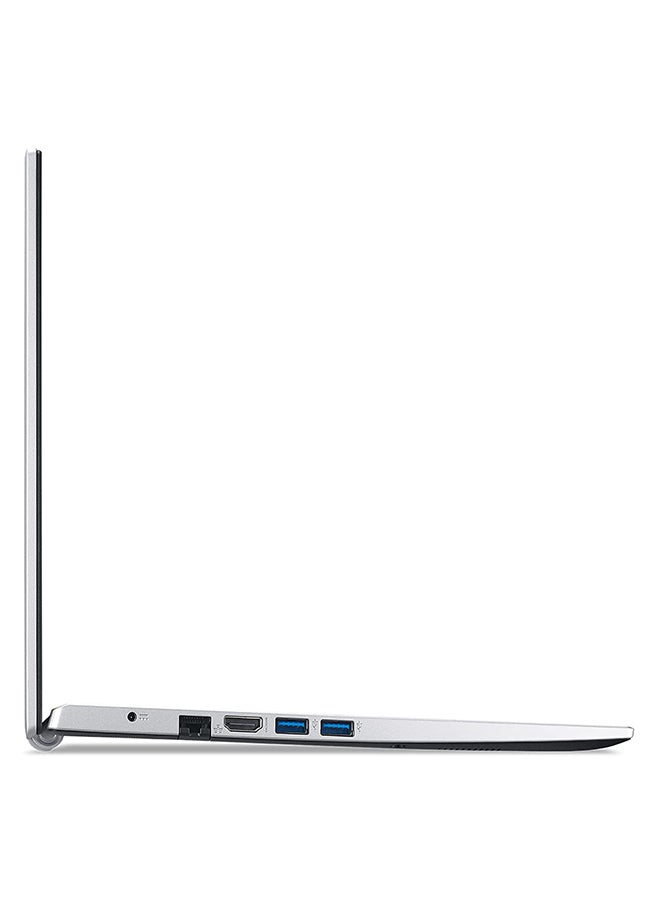 أيسر - كمبيوتر محمول A315-58G-78N4 بشاشة مقاس 15.6 بوصة، ومعالج كور i7 1165G7/ وذاكرة وصول عشوائي 8 جيجابايت/ ومحرك أقراص SSD سعة 256 جيجابايت/ وبطاقة رسومات NVIDIA GEFORCE MX350 سعة 2 جيجابايت/ نظام تشغيل DOS (بدون نوافذ) عربي فضي نقي العربية فضي نقي - Image 1