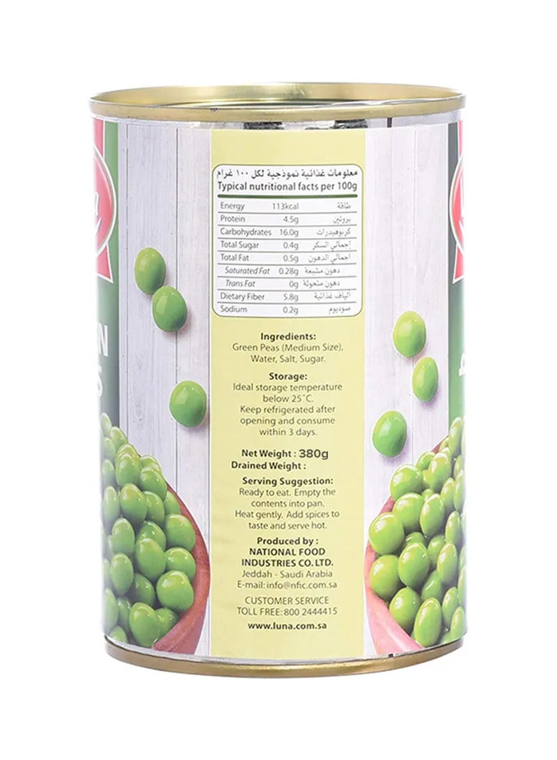 Luna Green Peas 380grams  - Image 4