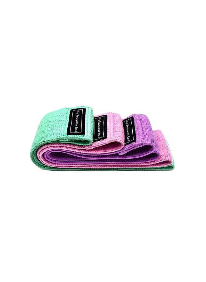3-Piece Exercise Resistance Loop Bands L/M/L/XLNone L/M/L/XLNone