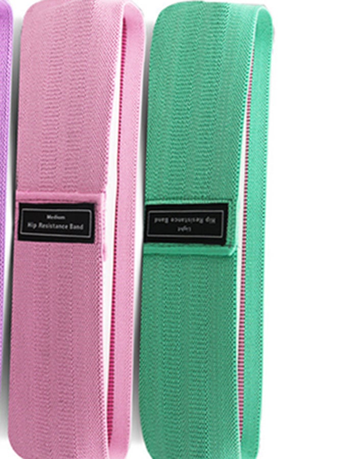 3-Piece Exercise Resistance Loop Bands L/M/L/XLNone L/M/L/XLNone