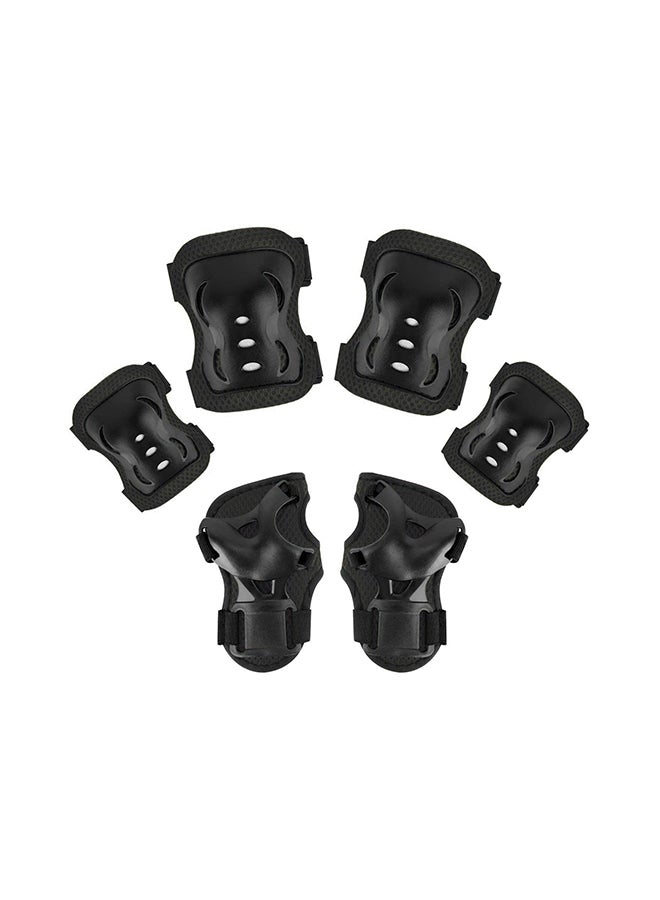 Spartan Knee & Elbow Pads and Wrist Protective Set Black XS 0.15kg  - Image 1