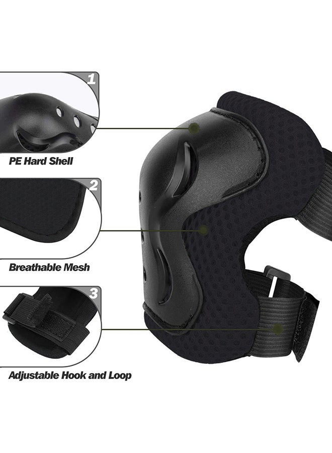 Spartan Knee & Elbow Pads and Wrist Protective Set Black XS 0.15kg  - Image 2