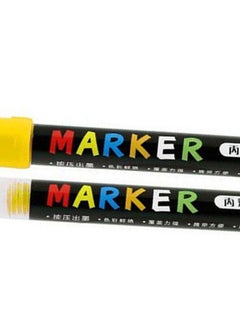 M&G Yellow Acrylic Marker 2Mm Ink Black-Yellow  - Image 2