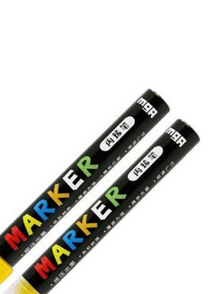 M&G Yellow Acrylic Marker 2Mm Ink Black-Yellow  - Image 5