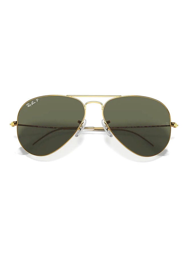 Ray-Ban Aviator Classic Polarized Sunglasses-Lens Size:62mm  - Image 2