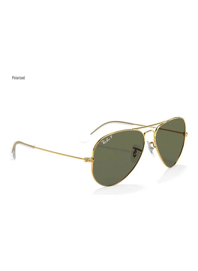 Ray-Ban Aviator Classic Polarized Sunglasses-Lens Size:62mm  - Image 3