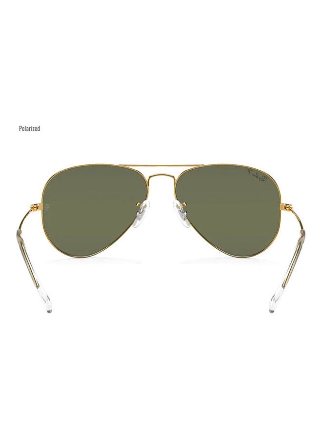Ray-Ban Aviator Classic Polarized Sunglasses-Lens Size:62mm  - Image 5