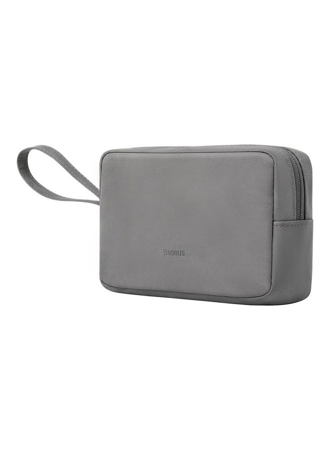 Baseus - Easy Journey Travel Organizer Storage Bag Compatible For Charger Charging Cables Flash Drive Earphone And More Grey - Image 1
