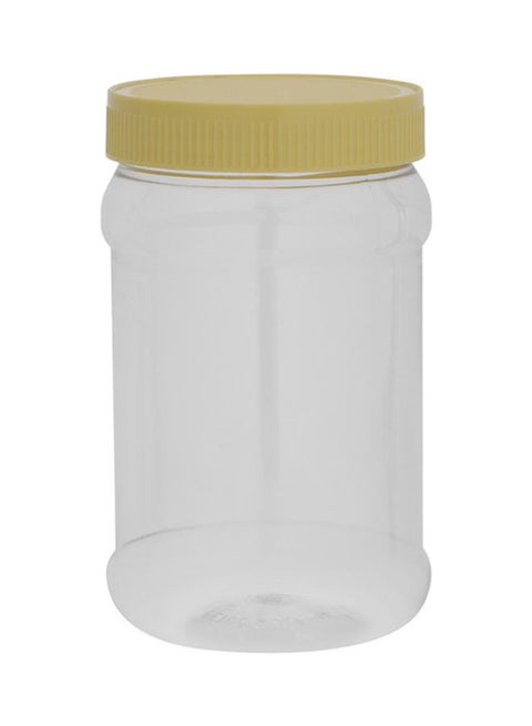 Round Air-Tight Pet Jar 750ml Plastic Container RF11096 Keeps Your Food Fresh Portable and Lightweight Healthier Choice BPA and Odour Free Leak-Proof 750ml