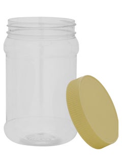 Royalford Round Air-Tight Pet Jar 750ml Plastic Container RF11096 Keeps Your Food Fresh Portable and Lightweight Healthier Choice BPA and Odour Free Leak-Proof 750ml  - Image 2