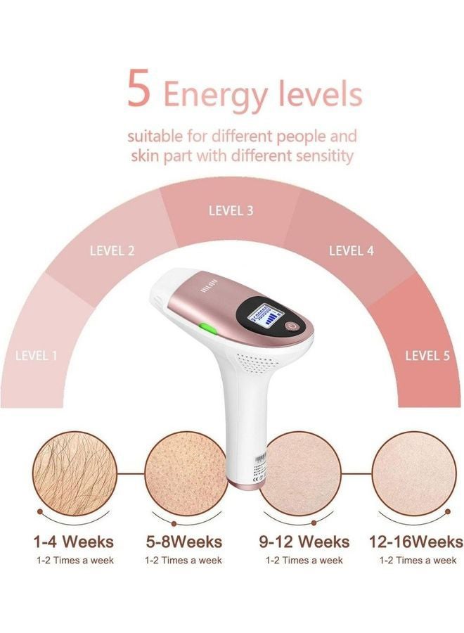 جهاز إزالة الشعر الدائم IPL للنساء والرجال 500000 ومضة بدون ألم