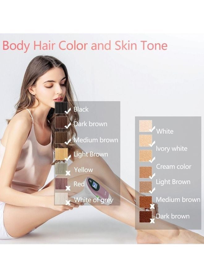 جهاز إزالة الشعر الدائم IPL للنساء والرجال 500000 ومضة بدون ألم