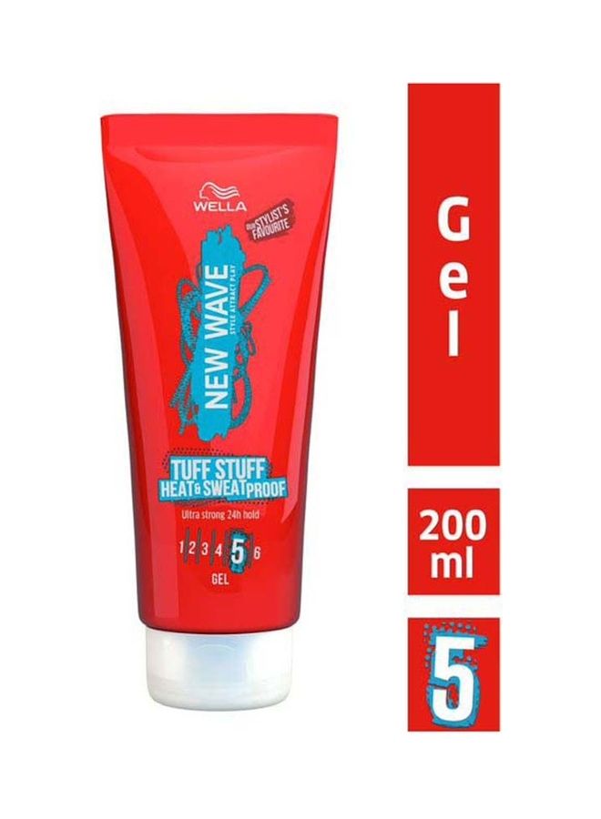 WELLA New Wave Tuff Stuff Heat & Sweat Proof Gel 200 Ml 200ml - Image 2