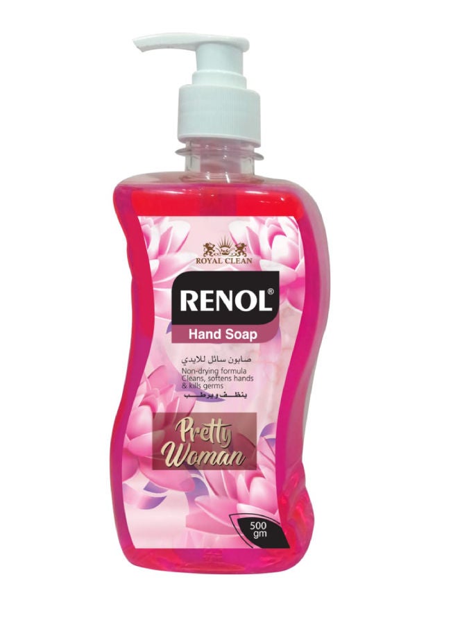 Renol - Hand Soap Pretty Woman Red 500grams - Image 1