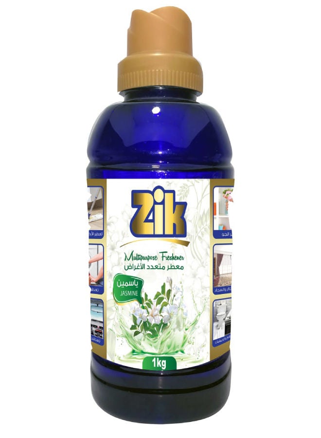 zik Multi Purpose Freshener Jasmine Multicolour 1Liters 