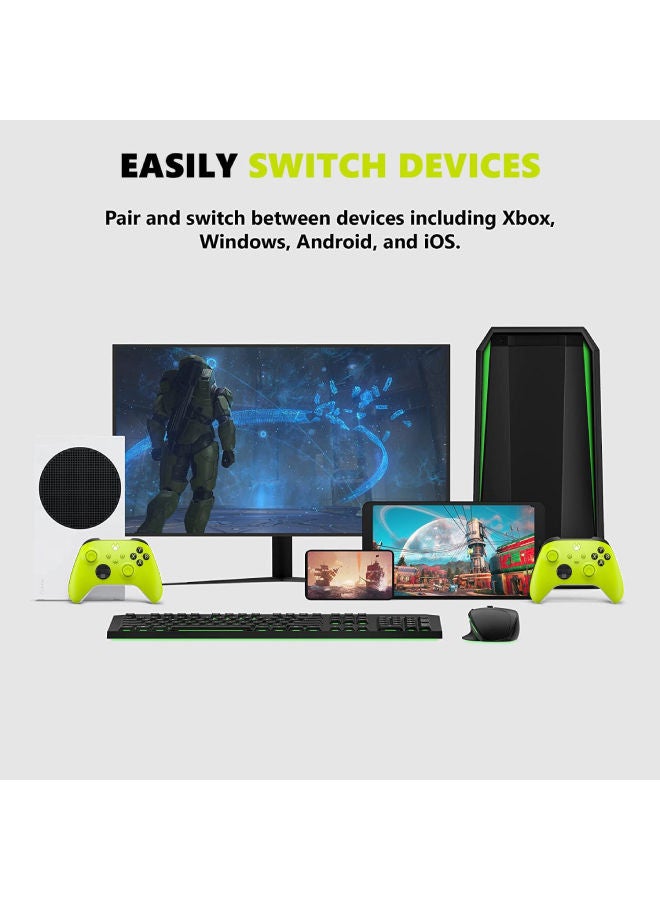 Microsoft - Xbox Wireless Controller For Xbox Series X|S, Xbox One, Windows10, Android, And IOS- Electric Volt - Image 1