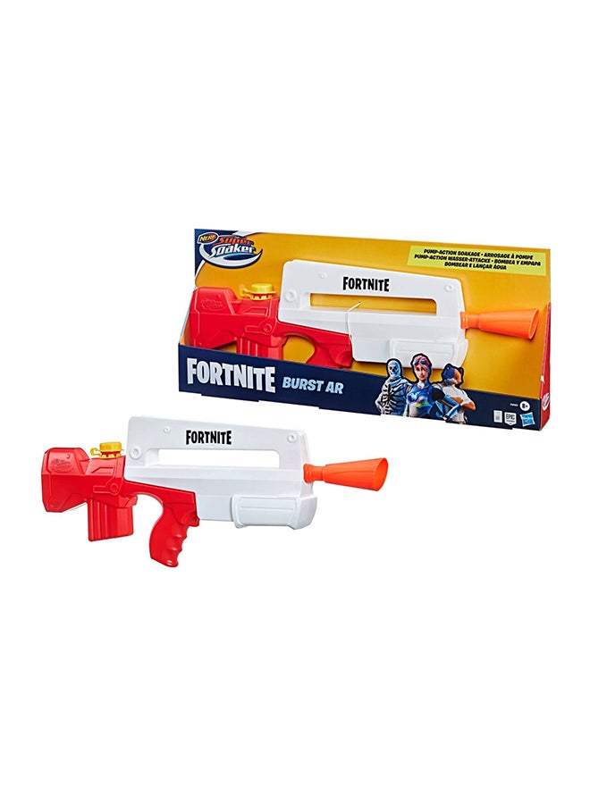 NERF Nerf Super Soaker Fortnite Burst AR Water Blaster -- Pump-Action Soakage For Outdoor Summer Water Games -- For Youth, Teens, Adults 10.9x2.6x25inch  - Image 1