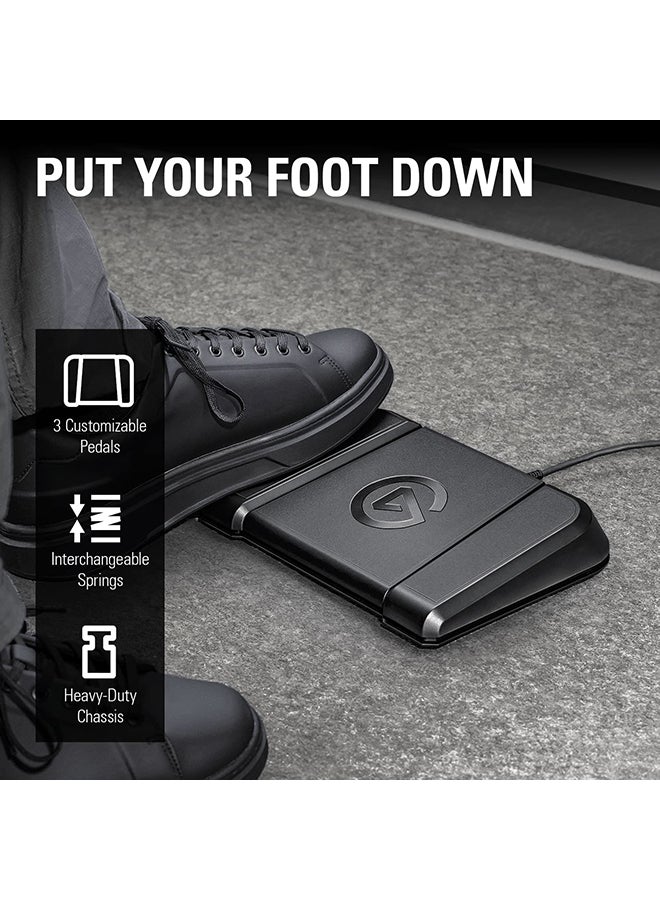 CORSAIR - Elgato Stream Deck Pedal – Hands-Free Studio Controller - Image 1