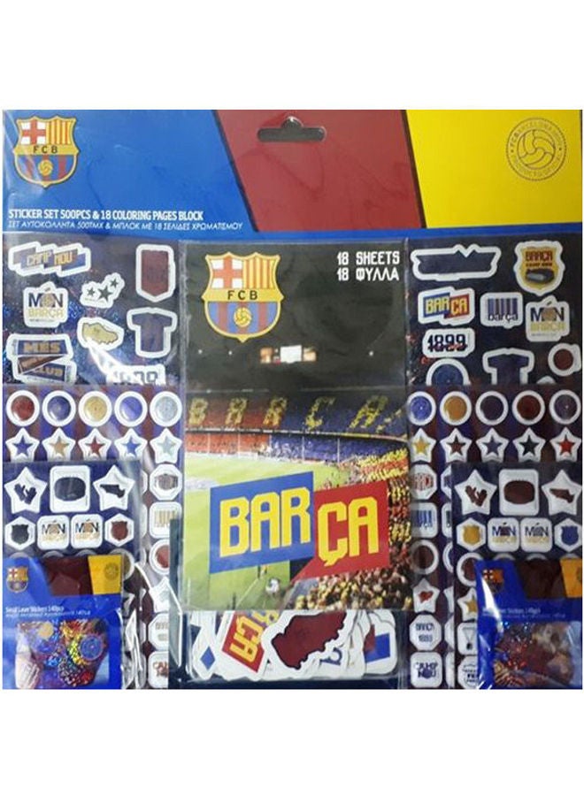 Must - Sticker Set 500Pcs With Block Multicolour - Image 1