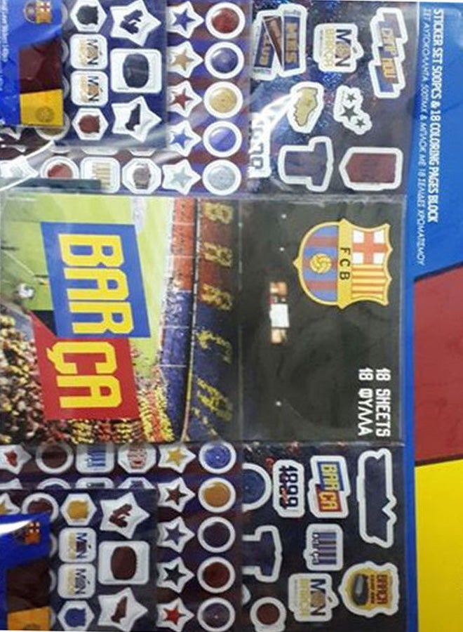 Must - Sticker Set 500Pcs With Block Multicolour - Image 1
