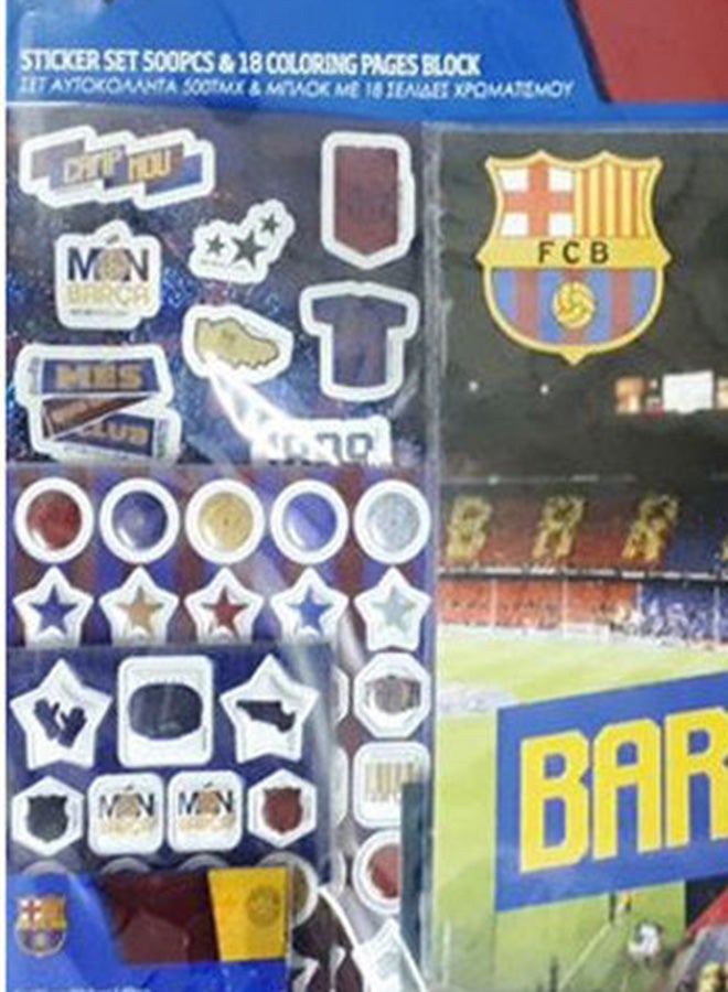 Must - Sticker Set 500Pcs With Block Multicolour - Image 1