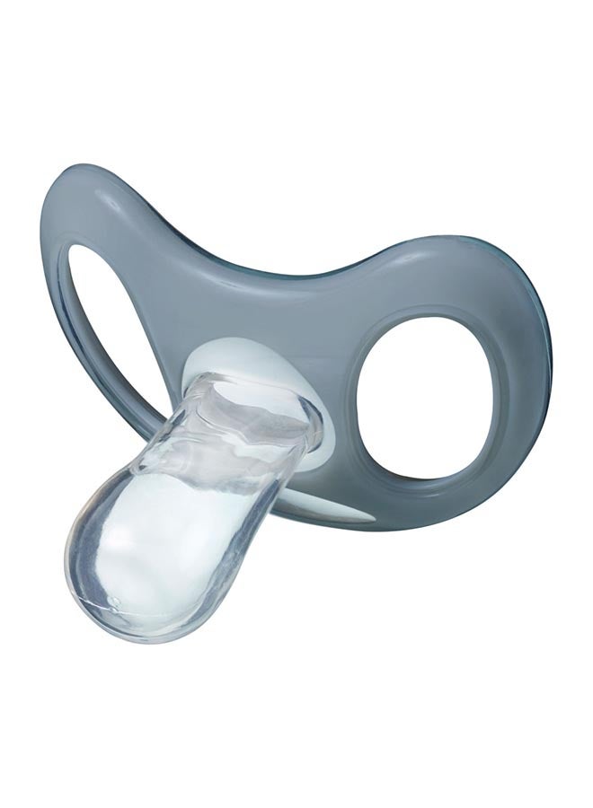 tommee tippee - Pack Of 2 Advanced Sensitive Skin Soother Unique Shield Symmetrical Orthodontic Design 6-18 Months Green And Grey - Image 1