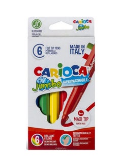 carioca Jumbo Set Of  6 Colors Jumbo   6 Mm Pensitaly Multicolour  - Image 1