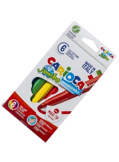 carioca Jumbo Set Of  6 Colors Jumbo   6 Mm Pensitaly Multicolour  - Image 2