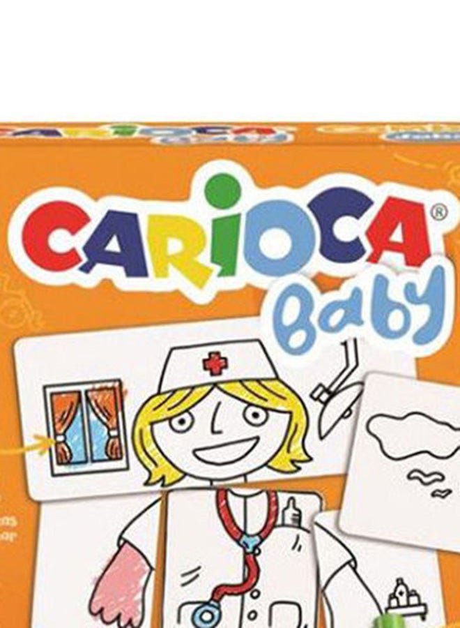 Cross Combino Simplified Puzzle For Children From 24 Months With 8 Superwashable Markers-Jobs Multicolour - Image 5