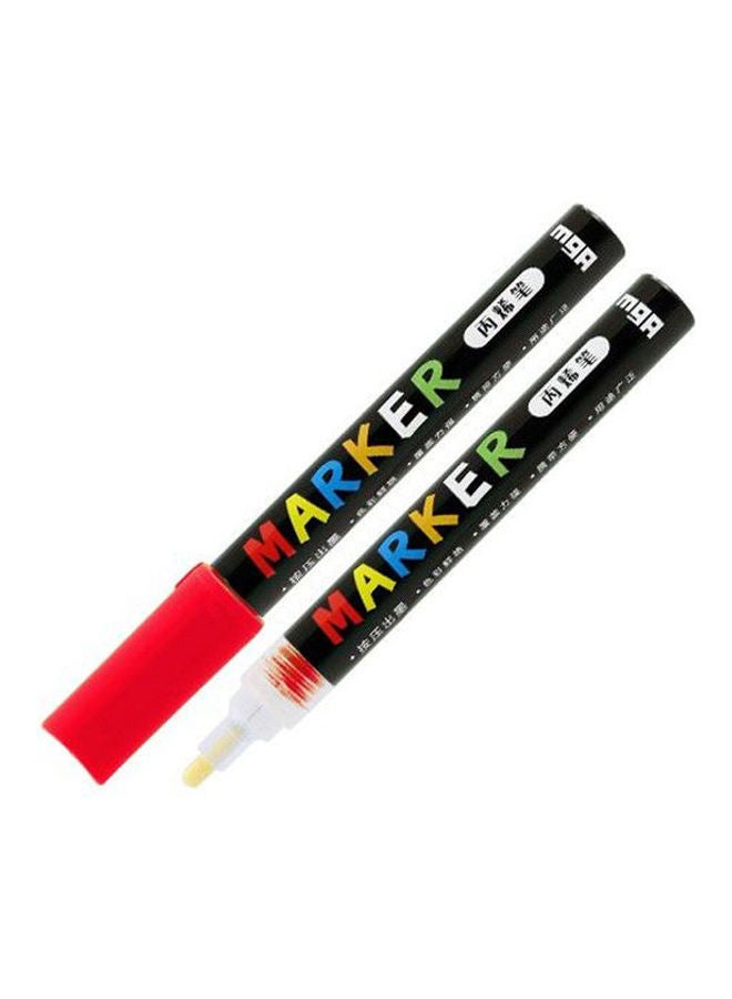 M&G Red Acrylic Marker Multicolour  - Image 1