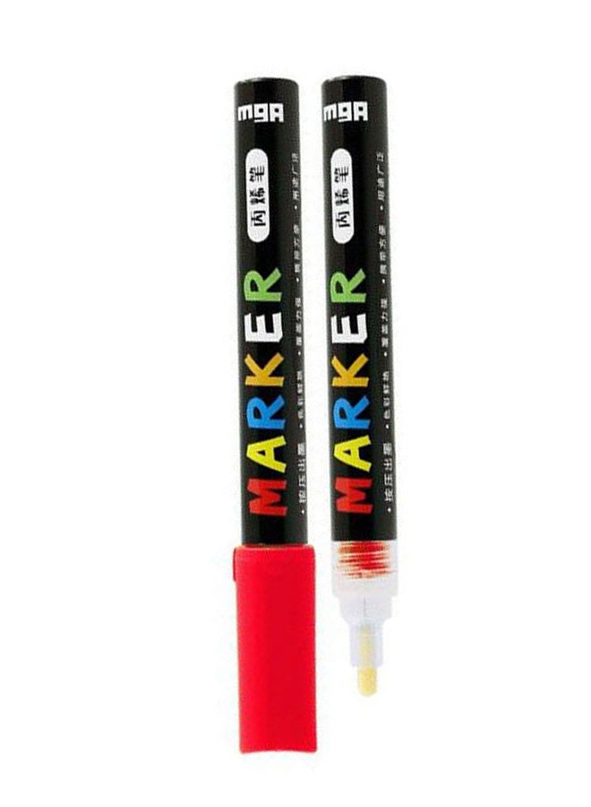 M&G Red Acrylic Marker Multicolour  - Image 3