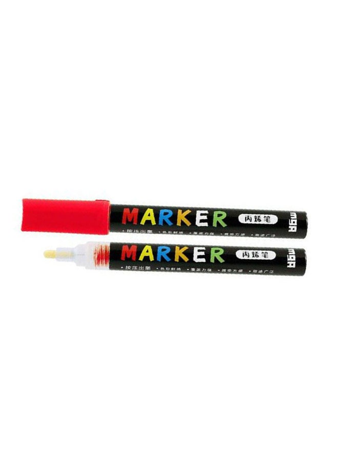 M&G Red Acrylic Marker Multicolour  - Image 4