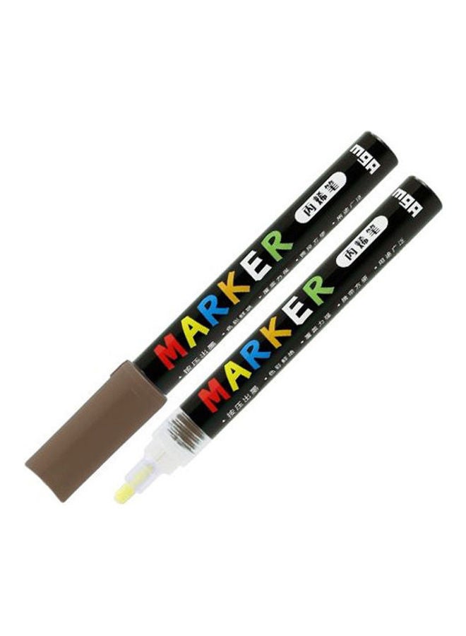 M&G Acrylic Marker Brown  - Image 1