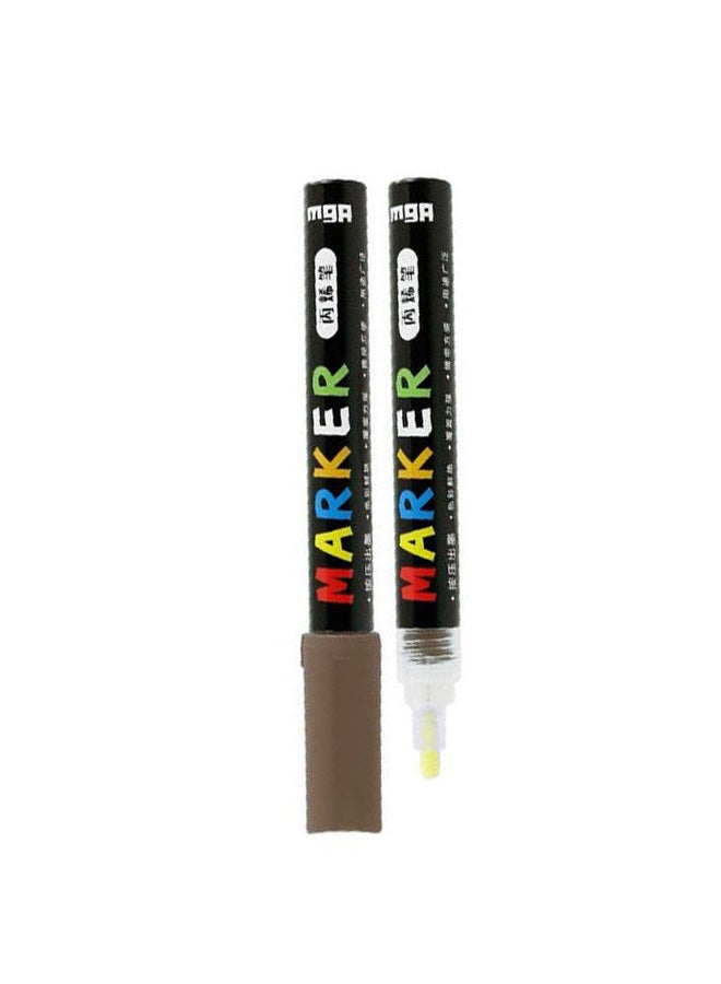 M&G Acrylic Marker Brown  - Image 2